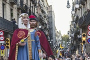 Encuentro internacional de gigantes, en el «600 años de gigantes en Barcelona»